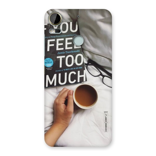 Good Reads And Coffee Back Case for Desire 10 Pro