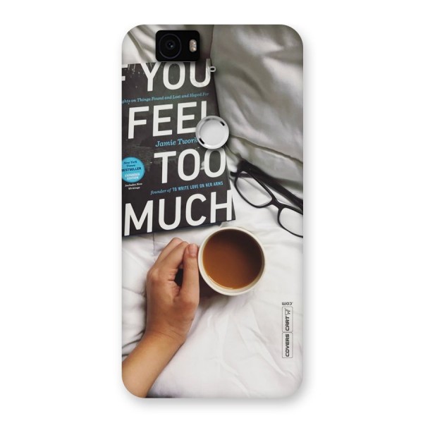 Good Reads And Coffee Back Case for Google Nexus-6P