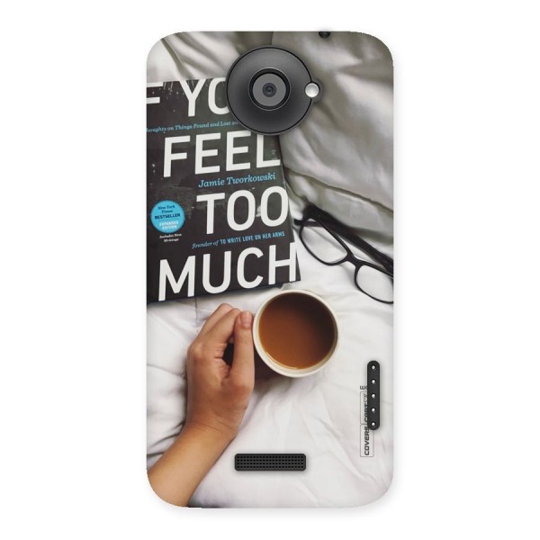 Good Reads And Coffee Back Case for HTC One X