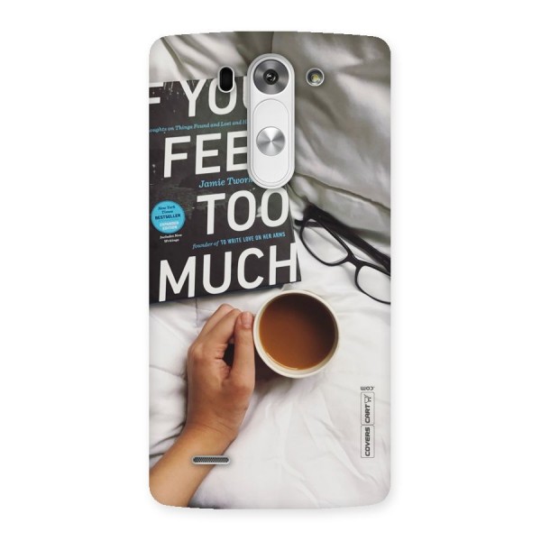 Good Reads And Coffee Back Case for LG G3 Beat