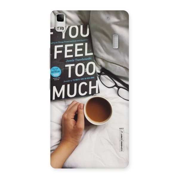 Good Reads And Coffee Back Case for Lenovo A7000