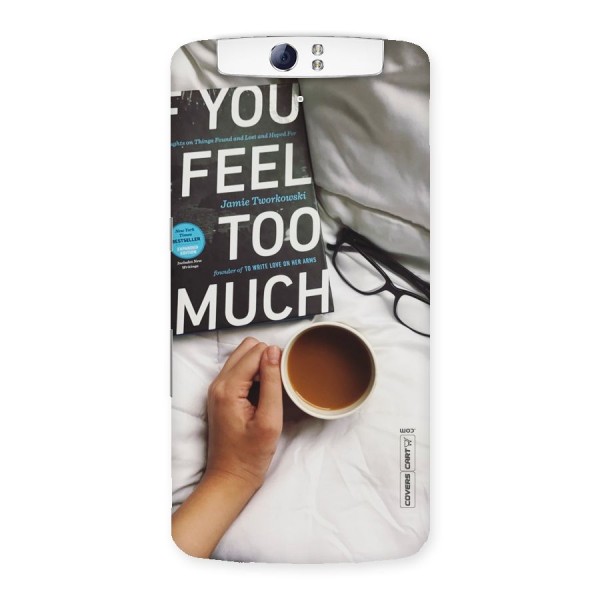 Good Reads And Coffee Back Case for Oppo N1