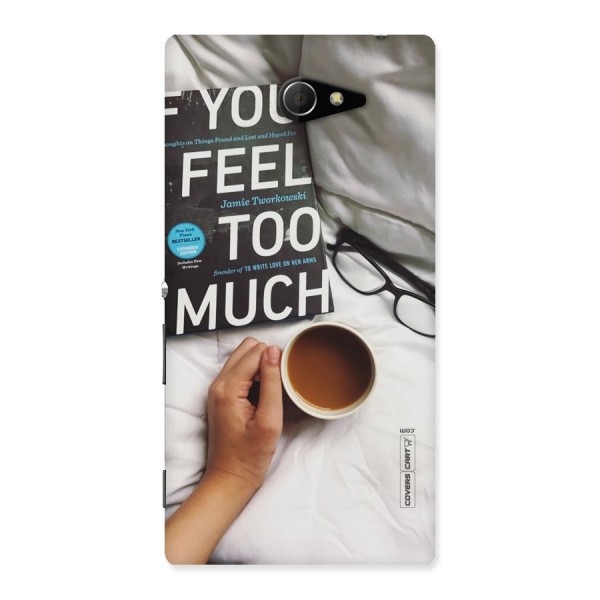 Good Reads And Coffee Back Case for Sony Xperia M2