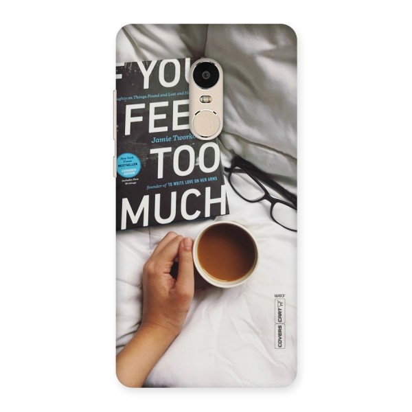Good Reads And Coffee Back Case for Xiaomi Redmi Note 4