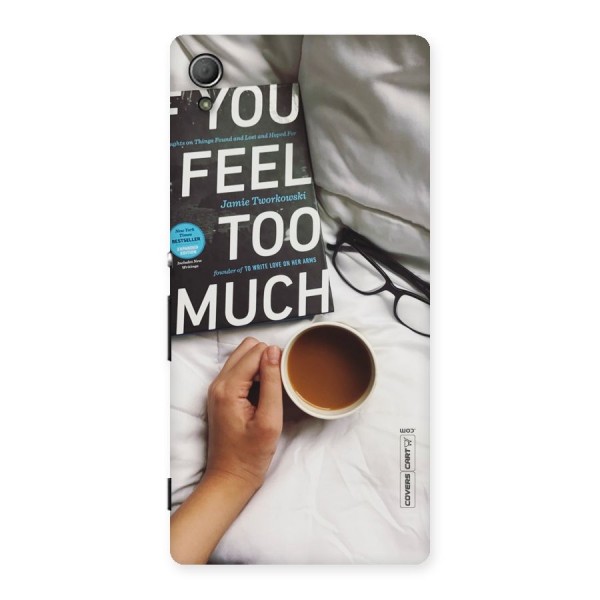 Good Reads And Coffee Back Case for Xperia Z3 Plus
