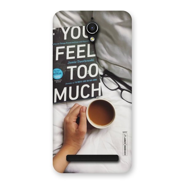 Good Reads And Coffee Back Case for Zenfone Go
