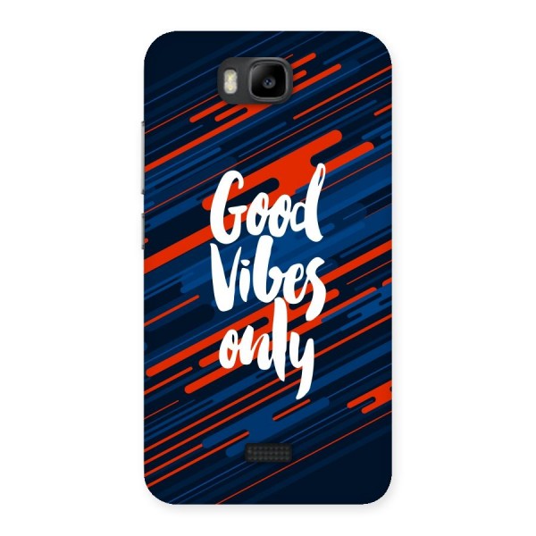 Good Vibes Only Back Case for Honor Bee
