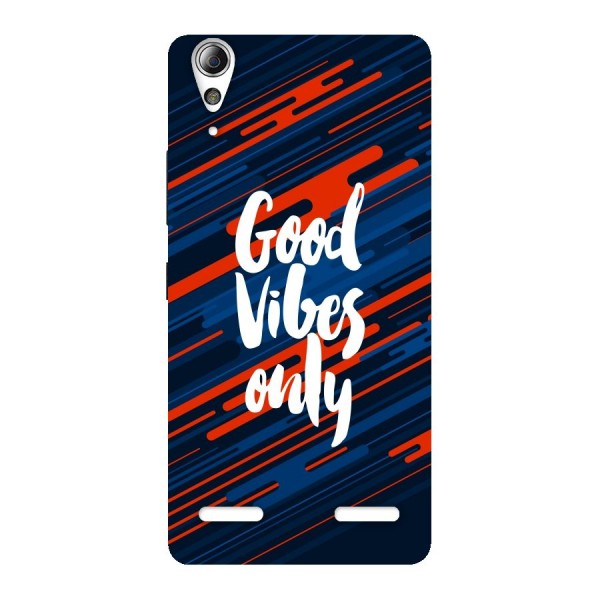 Good Vibes Only Back Case for Lenovo A6000 Plus