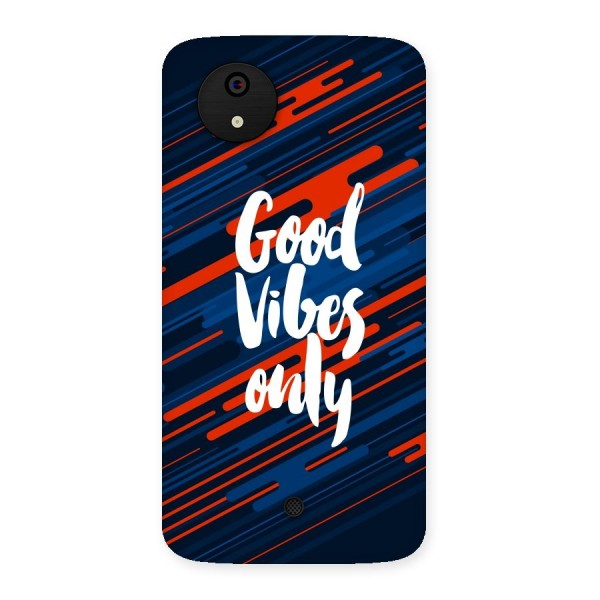 Good Vibes Only Back Case for Micromax Canvas A1
