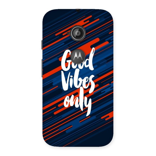 Good Vibes Only Back Case for Moto E 2nd Gen