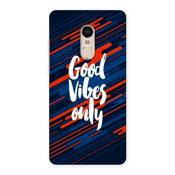 Good Vibes Only Back Case for Xiaomi Redmi Note 4
