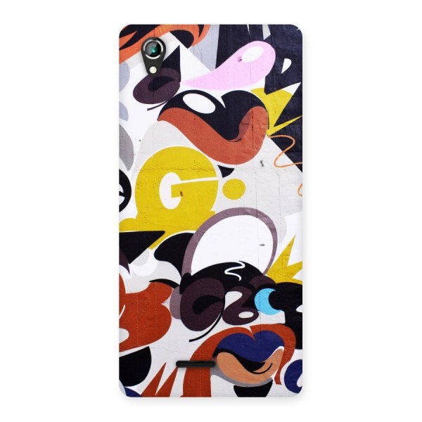 Graffiti Wall Back Case for Lava Iris 800