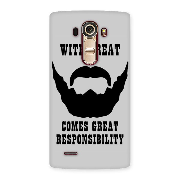 Great Beard Great Responsibility Back Case for LG G4
