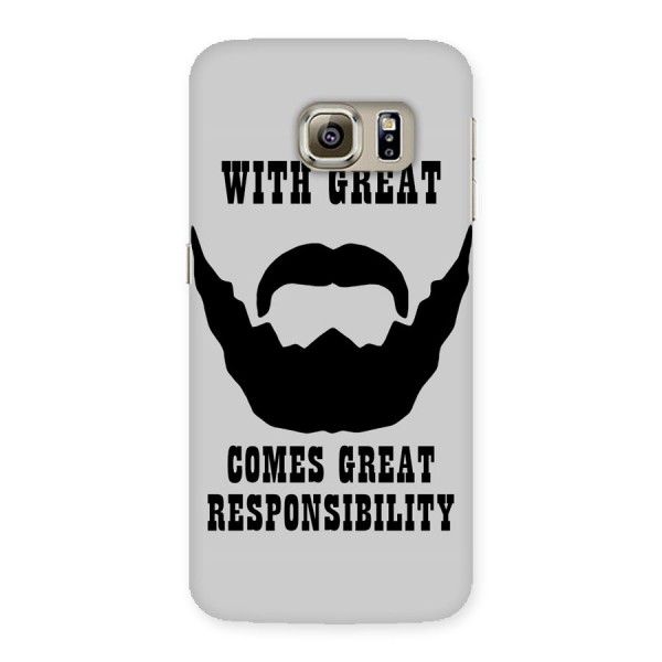 Great Beard Great Responsibility Back Case for Samsung Galaxy S6 Edge