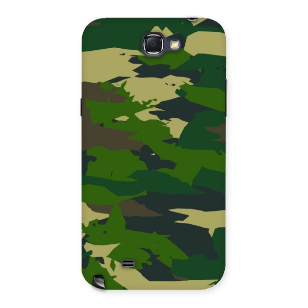 Green Camouflage Army Back Case for Galaxy Note 2