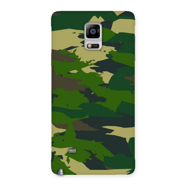 Green Camouflage Army Back Case for Galaxy Note 4