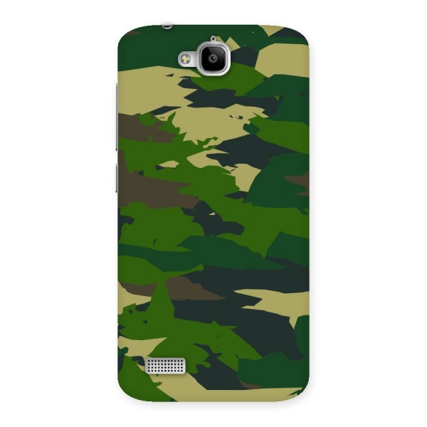 Green Camouflage Army Back Case for Honor Holly