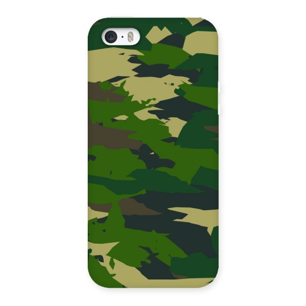 Green Camouflage Army Back Case for iPhone SE
