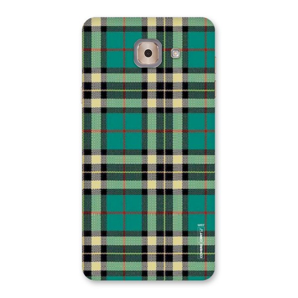 Green Check Back Case for Galaxy J7 Max