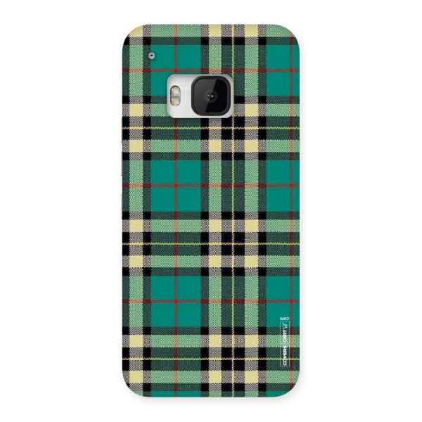Green Check Back Case for HTC One M9