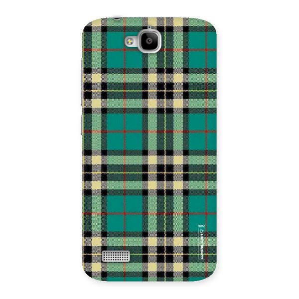 Green Check Back Case for Honor Holly