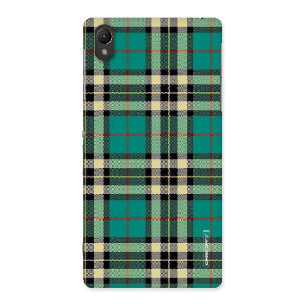 Green Check Back Case for Sony Xperia Z2