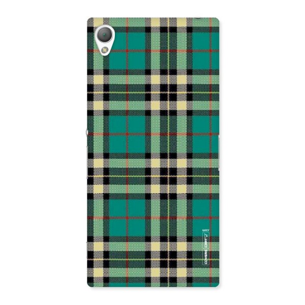 Green Check Back Case for Sony Xperia Z3