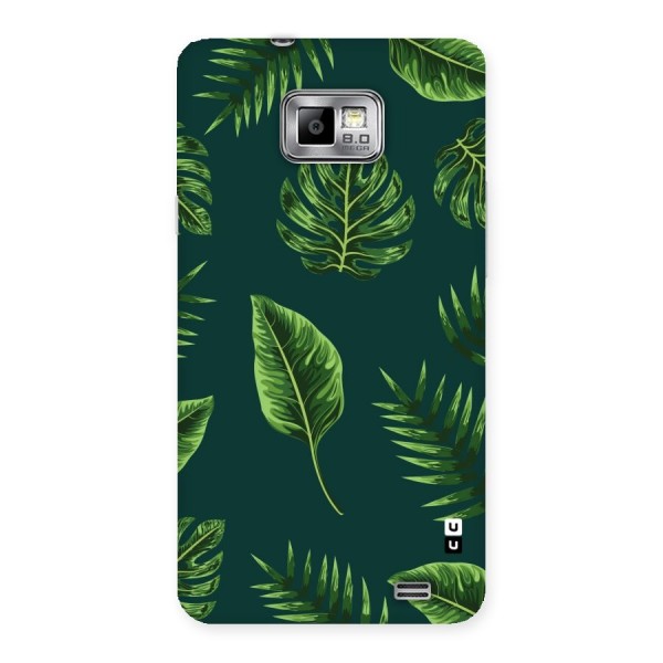 Green Leafs Back Case for Galaxy S2