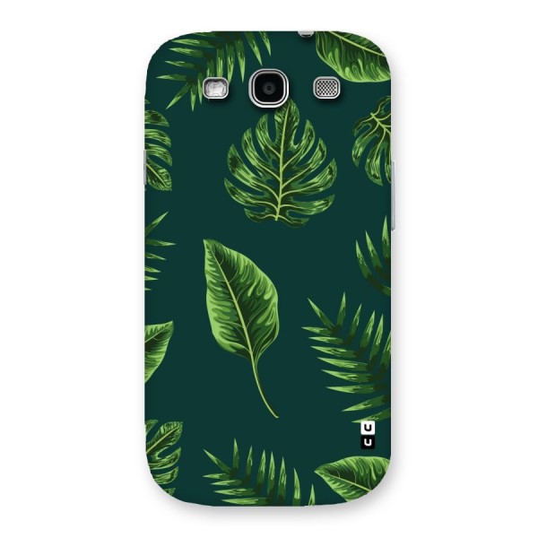 Green Leafs Back Case for Galaxy S3