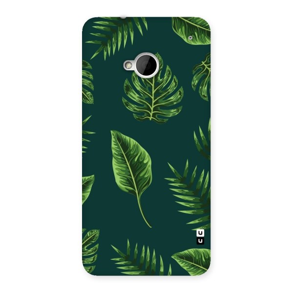 Green Leafs Back Case for HTC One M7