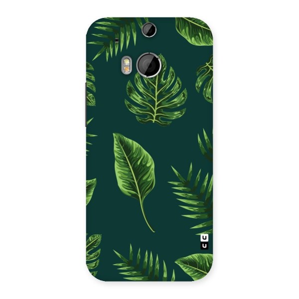 Green Leafs Back Case for HTC One M8