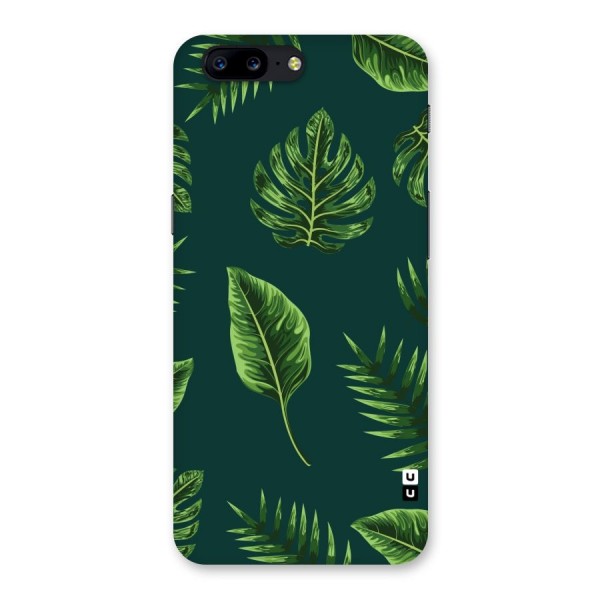 Green Leafs Back Case for OnePlus 5