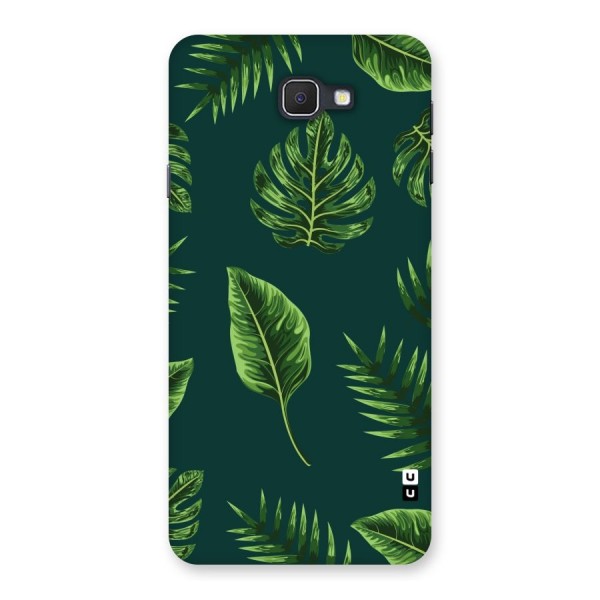 Green Leafs Back Case for Samsung Galaxy J7 Prime