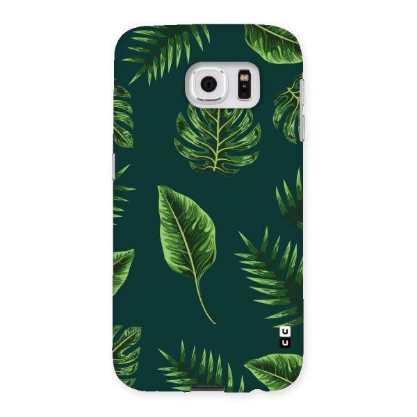 Green Leafs Back Case for Samsung Galaxy S6