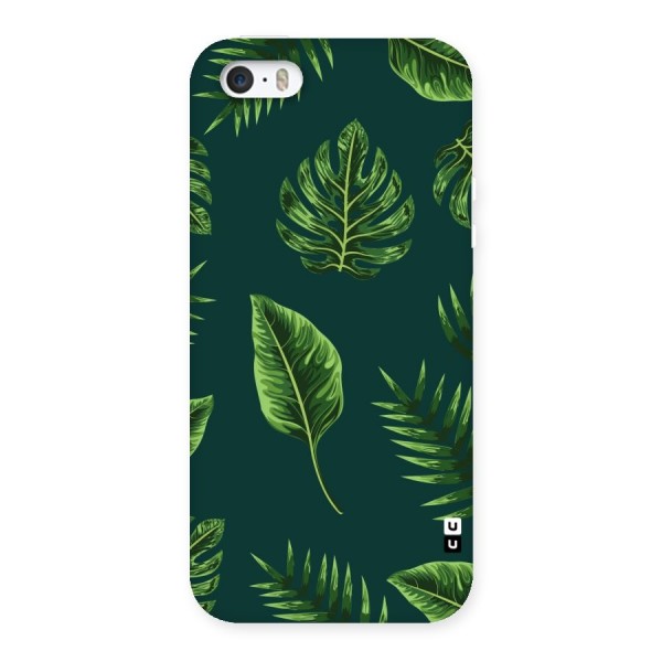 Green Leafs Back Case for iPhone SE