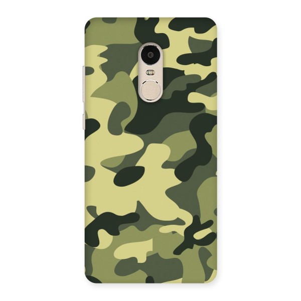 Green Military Pattern Back Case for Xiaomi Redmi Note 4
