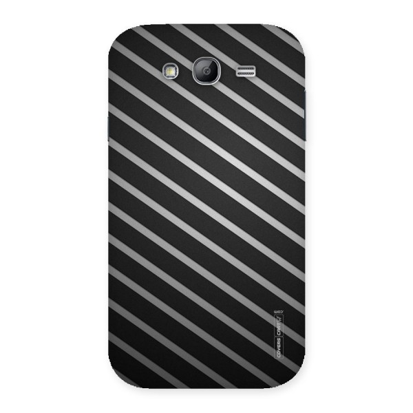 Grey And Black Stripes Back Case for Galaxy Grand Neo