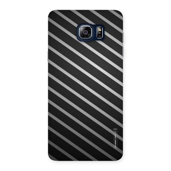 Grey And Black Stripes Back Case for Galaxy Note 5