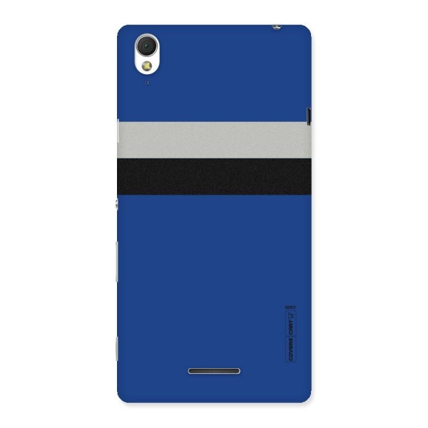 Grey Black Strips Back Case for Sony Xperia T3