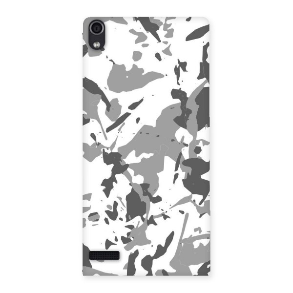 Grey Camouflage Army Back Case for Ascend P6