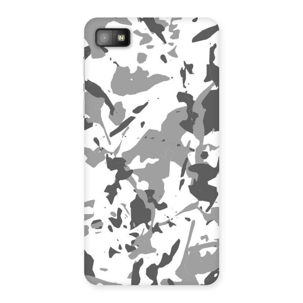 Grey Camouflage Army Back Case for Blackberry Z10
