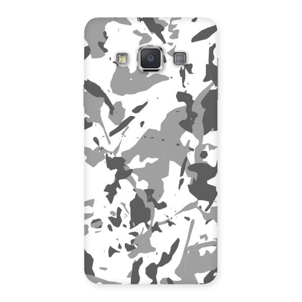 Grey Camouflage Army Back Case for Galaxy A3