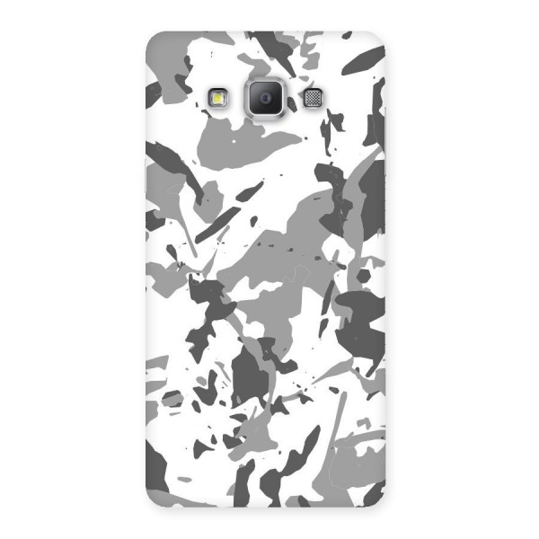 Grey Camouflage Army Back Case for Galaxy A7