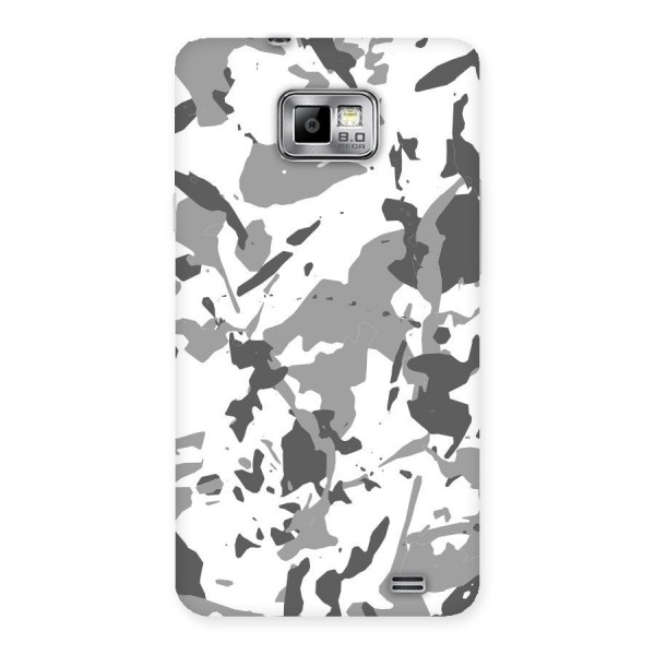 Grey Camouflage Army Back Case for Galaxy S2