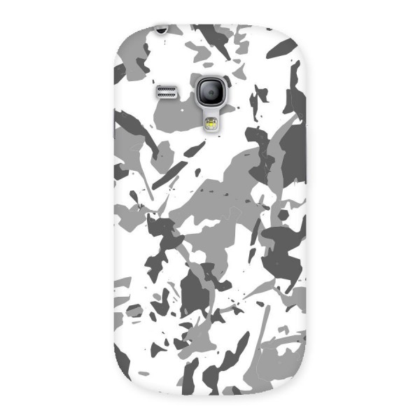 Grey Camouflage Army Back Case for Galaxy S3 Mini