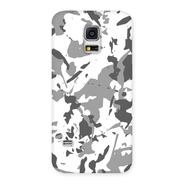Grey Camouflage Army Back Case for Galaxy S5 Mini