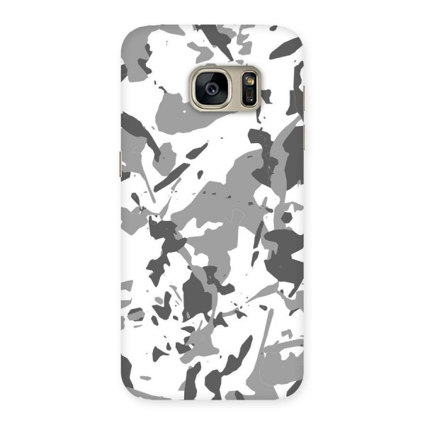 Grey Camouflage Army Back Case for Galaxy S7