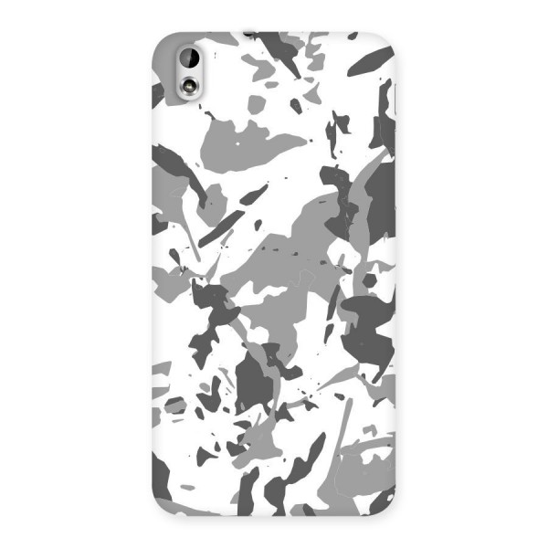 Grey Camouflage Army Back Case for HTC Desire 816s