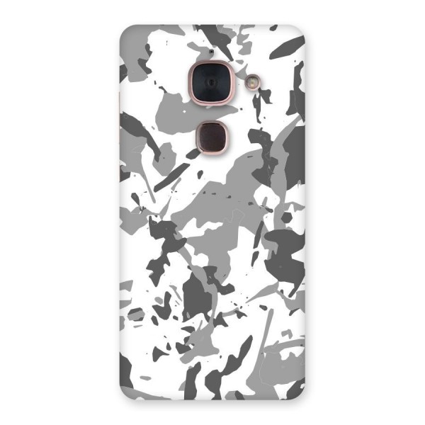 Grey Camouflage Army Back Case for Le Max 2