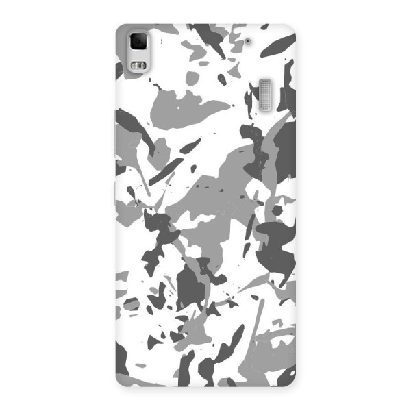 Grey Camouflage Army Back Case for Lenovo K3 Note